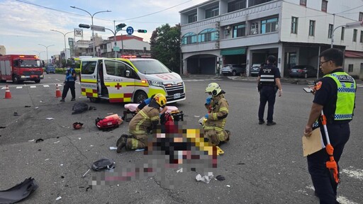 救不回來!台南巷弄休旅車高速撞擊 母女噴飛浴血雙亡