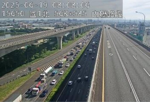影/國1南向不平靜!「火燒車傷亡不明、追撞釀紫爆」