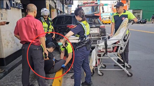 影/基隆休旅車逆向暴衝撞柱 疑駕駛低血糖釀禍