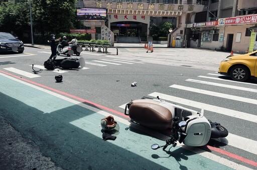 影/中和休旅車追撞機車釀2傷 惡質駕駛肇逃