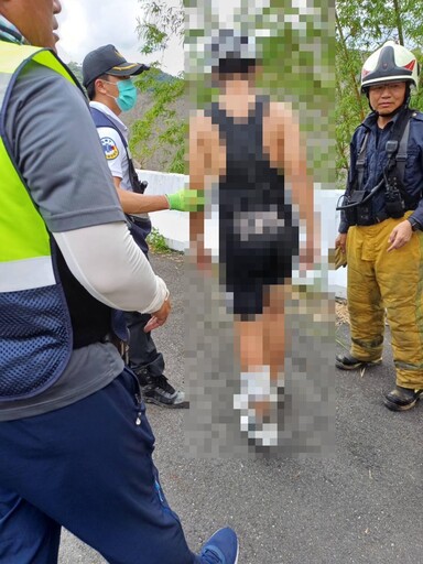影/湖內少年髮夾彎下坡失速 「人與單車」飛墜10米深谷