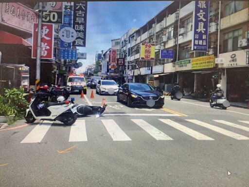 影/腸阱路!台南女騎士輾「豬大腸」摔車 警急尋「掉腸者」