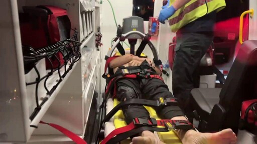 影/慟!台中爆破碎慘劇「紅牌重機男慘死、女騎士重傷」