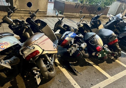 影/板橋轎車半夜衝撞6機車肇逃 警鎖定對象查緝