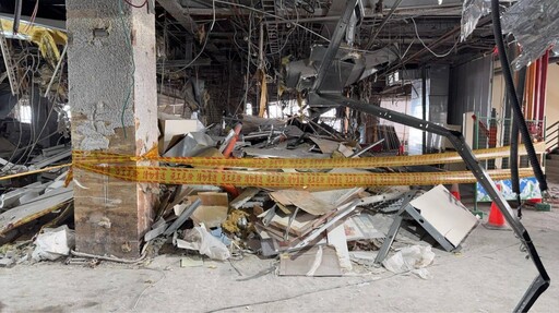 台中新光三越氣爆後加速施工 拚年底前復業
