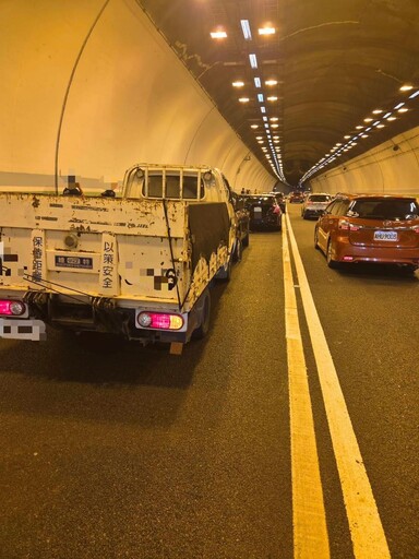國3中寮隧道9車連環追撞 國道警:疑未保持安全距離