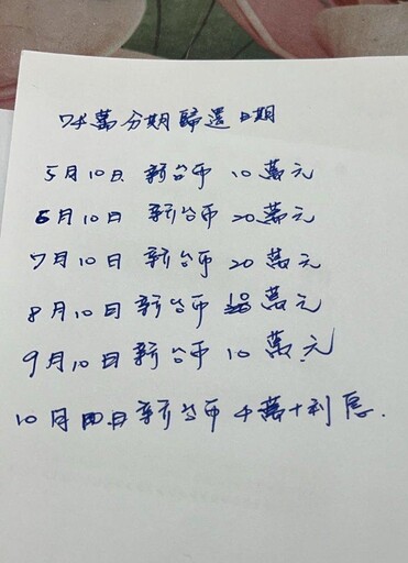 爆料找中天/古林睿煬母遭控借74萬「投資虛擬貨幣」拒還錢