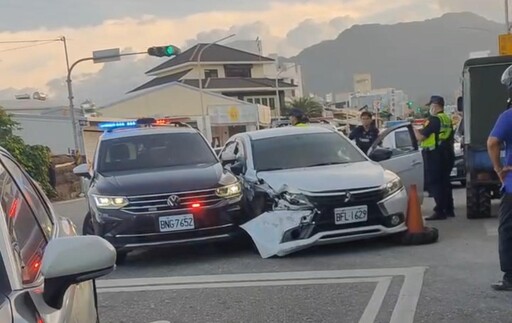 影/台東男子拒檢開車逃逸 警圍捕開槍逮人
