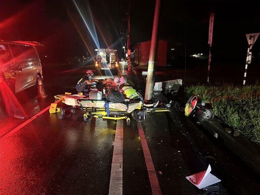 黃泉路上相伴!苗栗慈母雙載撞電桿慘死「後座兒隔天斷魂」