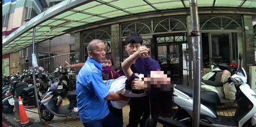影/台南越女留學生突過敏「無法呼吸」!警民合力搶命