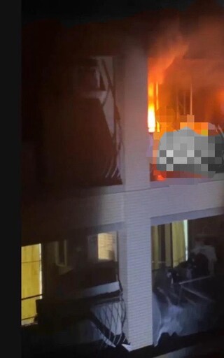影/台中火警1男燒死!出事前對話流出「這裡有瓦斯」