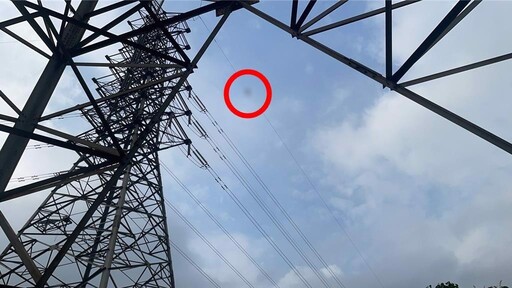 龜山60公尺高壓電塔上驚見人影吊掛!死者疑為外籍移工
