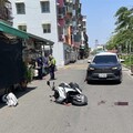 影/無號誌路口！高雄19歲男撞死87歲婦 地上一灘血
