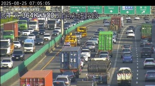823完上班首日高雄「國道6車追撞」!慘烈畫面曝