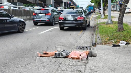影/台中8旬嬤慘遭賓士撞死 冷血駕駛竟連輾2次