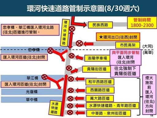 大稻埕夏日節煙火最終場 周六交管懶人包一次看