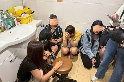 移民署查緝非法外勞 6泰籍按摩女藏廁所遭逮