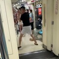 影/北捷爆車廂內激烈肢體衝突！乘客逃命畫面曝