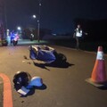 台中深夜驚悚車禍！男騎士對撞母女檔 噴飛田中亡