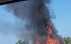 影/狀況危急！國3「廂型車陷火海」傷亡不明