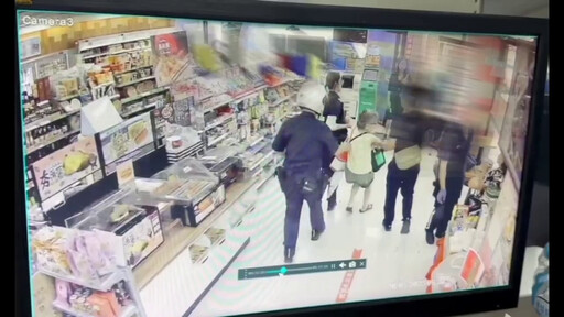 影/北捷白髮嬤又出事！超商鬧事被逮 一查是竊盜通緝犯