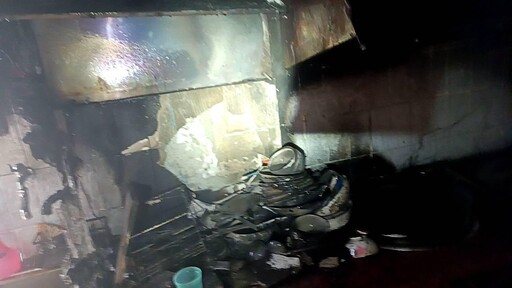 湖口住宅火警！疑廚房煮食起火 勇消驚險抱出86歲嬤