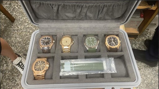 影/假買家設局搶千萬百達翡麗！ 高雄警方一個月內逮7嫌