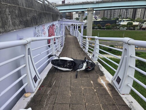 新北大橋出事了！騎士自摔「重傷無呼吸心跳」慘死