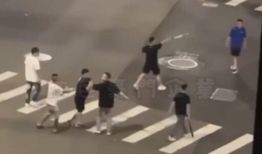 影/網傳新竹街頭黑幫持棒球械鬥 警:三個月前影像已送辦