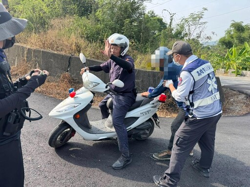 高雄51歲男田寮山區迷路 勇警翻山越嶺5小時尋獲