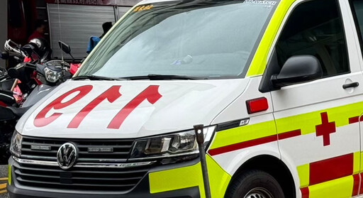 桃園市政府旁男子墜樓 無呼吸心跳送醫搶救不治