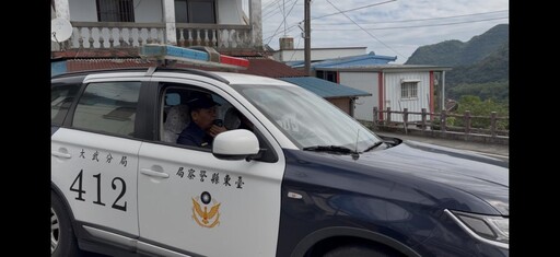 影/溫馨提醒！台東警所長、村長「排灣族語」廣播宣導防詐