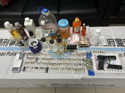 影/龜山警破門攻堅！ 查獲改造槍彈+喪屍煙彈分裝場