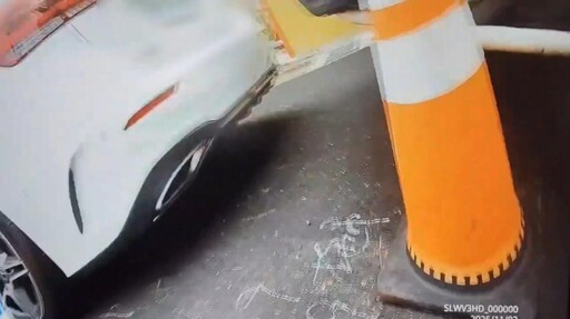 影/竹北馬路驚見「粉筆罰單」！ 已56張入國庫