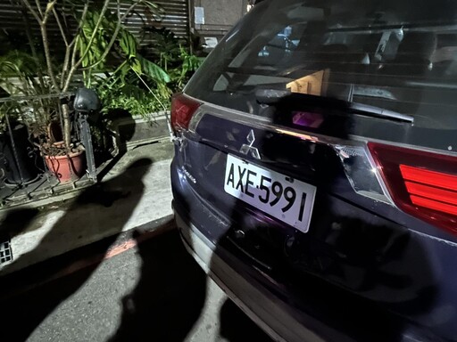 影/北市醉男「折壞警車天線」還攻擊2警 一查竟是毒品犯