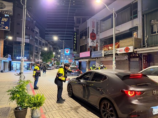 影/中壢警「雷霆除暴」臨檢 唾液快篩揪出通緝犯