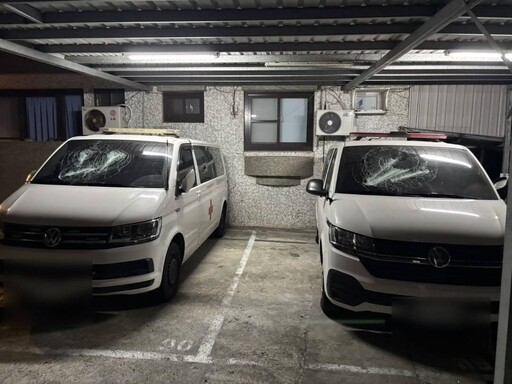 影/報復「生意被搶」恆春葬儀社砸2救護車洩憤 1人落網