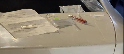 影/鳳山毒鴛鴦昏睡停路中 車上發現菸彈和開山刀