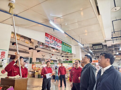 萬華市場大火敲警鐘! 台南聯合稽查傳統市場消防安全