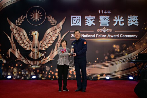 警政署今舉辦年度警光獎 82組得獎團隊、個人受獎