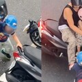 台中狠父當街踹兒不讓上車！兒緊抓把手「差點被拖著走」 社會局出手了