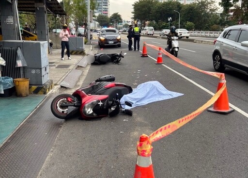 台中死亡車禍！男騎士超車不成倒地「下秒遭公車輾過」當場慘死