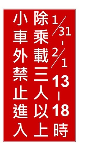 春節連假北返車潮預測出爐 國道高乘載管制路段與時段一次看