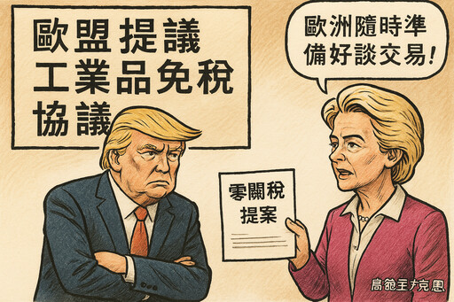 國際快訊 / 川普加徵20%關稅引爆貿易戰火 歐盟提「 0 關稅換 0 關稅」盼化解危機