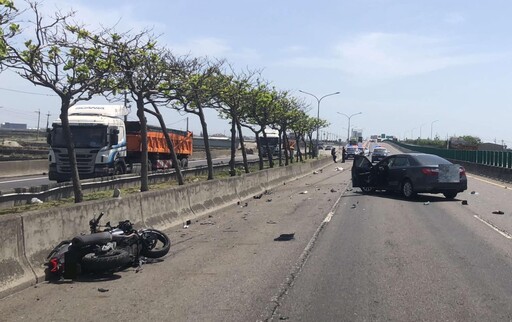 太扯！重機騎士台61線逆向狂飆 猛撞汽車噴飛當場身亡