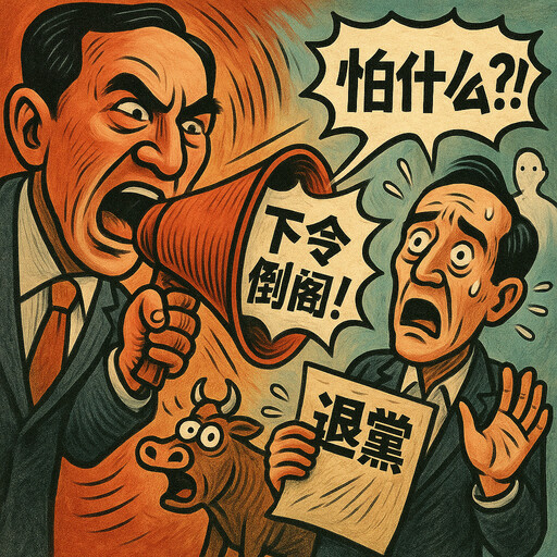 要朱立倫下令倒閣趙少康：國民黨應團結一致，不必顧忌白營態度 ，反對就開除黨籍