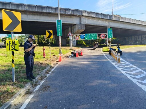 高雄離奇死亡車禍！騎士騎機車道倒地 送醫搶救宣告不治