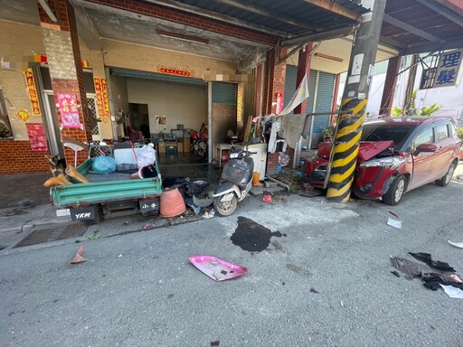 屏東暴衝死亡車禍！9旬婦「倒臥車頭」不治 5歲男童骨折送醫