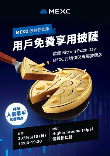 MEXC台北舉辦披薩快閃店活動,用戶享免費披薩及神秘歌手驚喜現身