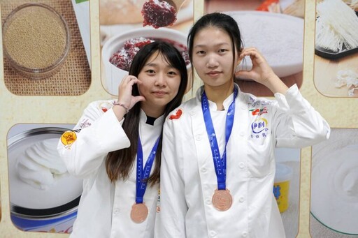 大葉大學烘焙學程1銀3銅 大二生FHC中國國際甜品烘焙大賽嶄露頭角